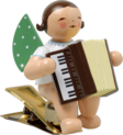 650/90/48, Angel with Accordion, on Clip