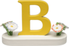 634/23/B, Letter B, with Flowers