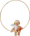 6308/24, Christmas Tree Angel in Ring, with Ball